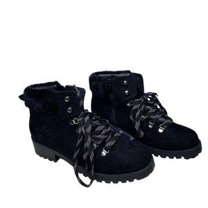 Torrid suede black winter boots NEW size 11W
